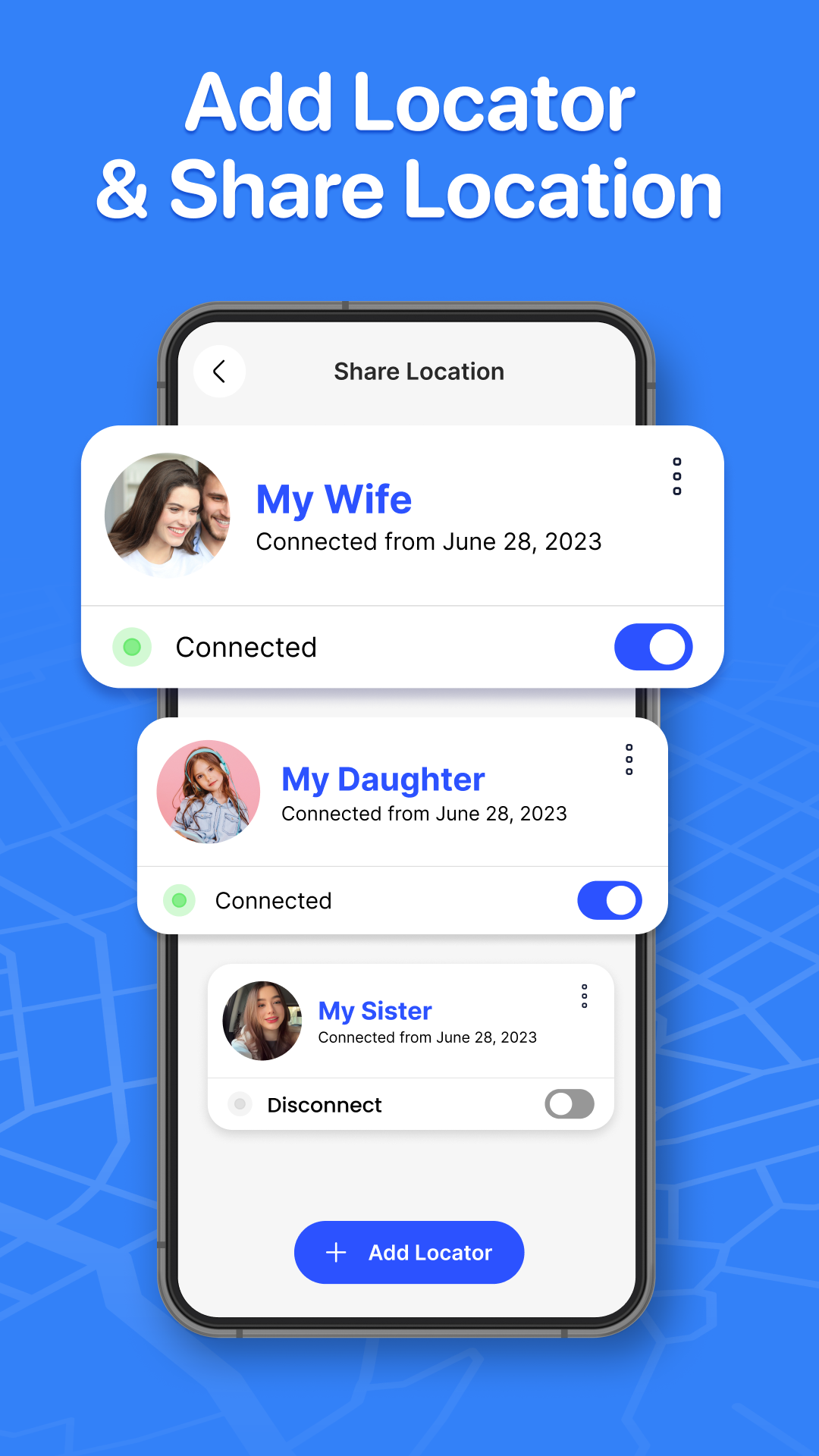 اسکرین شات 4 برنامه Phone Tracker & GPS Location