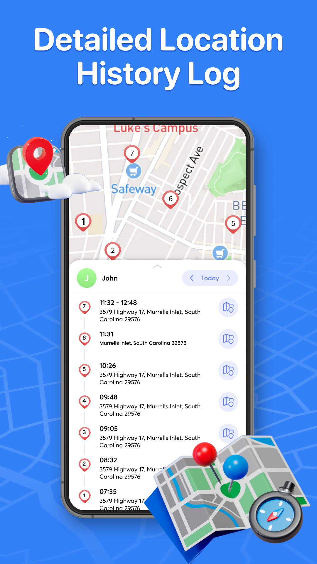 اسکرین شات 5 برنامه Phone Tracker & GPS Location