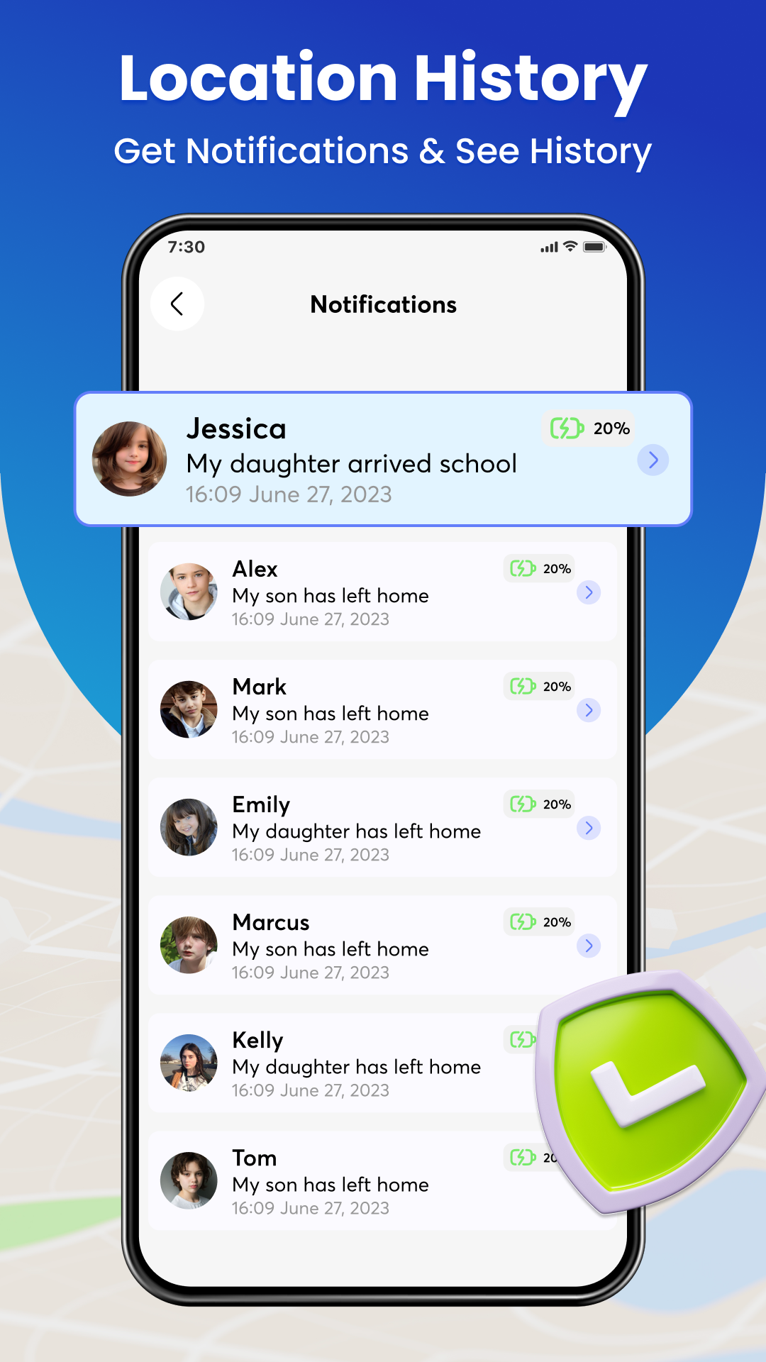 اسکرین شات 4 برنامه Phone Tracker & GPS Location
