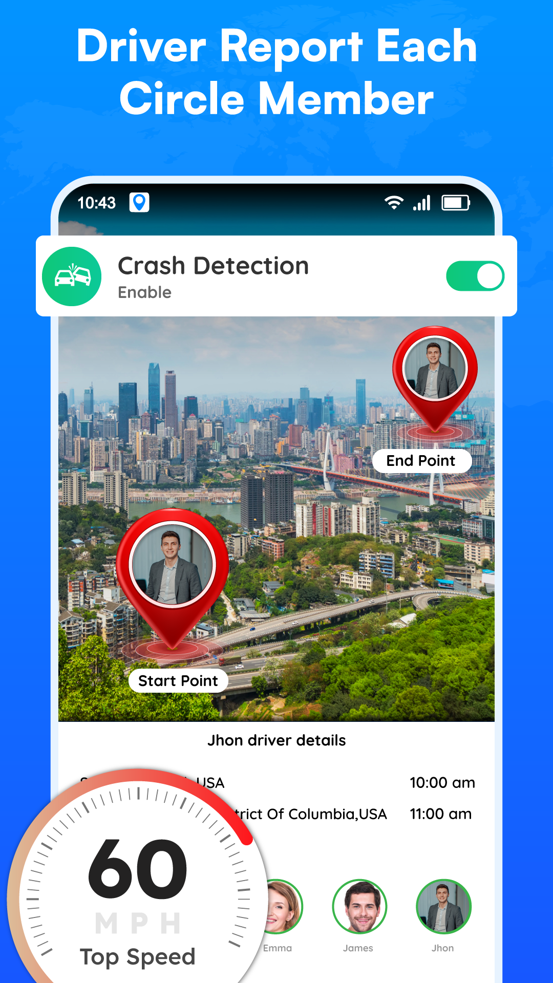 اسکرین شات 1 برنامه Phone Tracker & GPS Locator