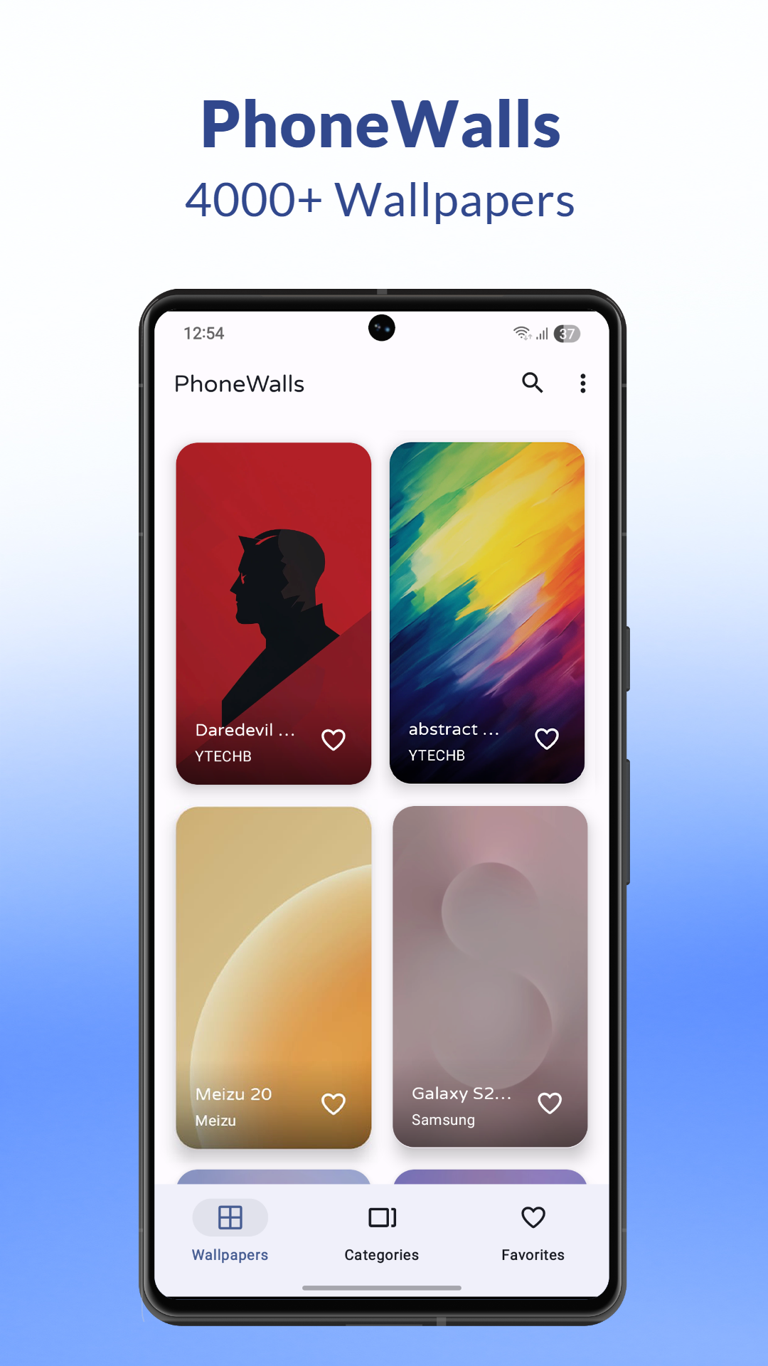 اسکرین شات 3 برنامه PhoneWalls - Stock Wallpapers