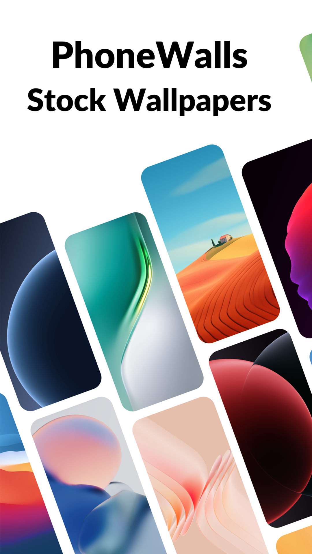 اسکرین شات 1 برنامه PhoneWalls - Stock Wallpapers