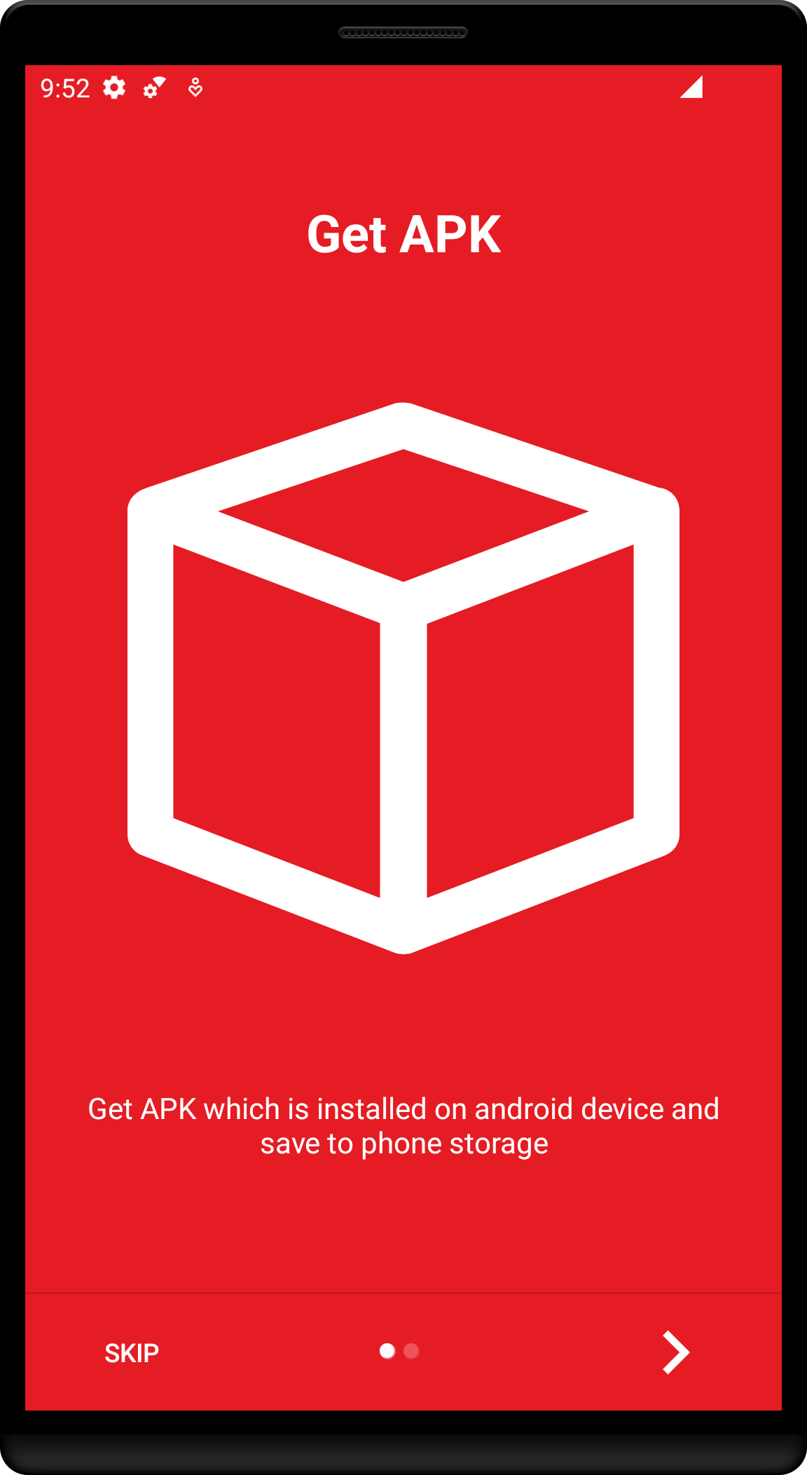 اسکرین شات 1 برنامه Get APK Application