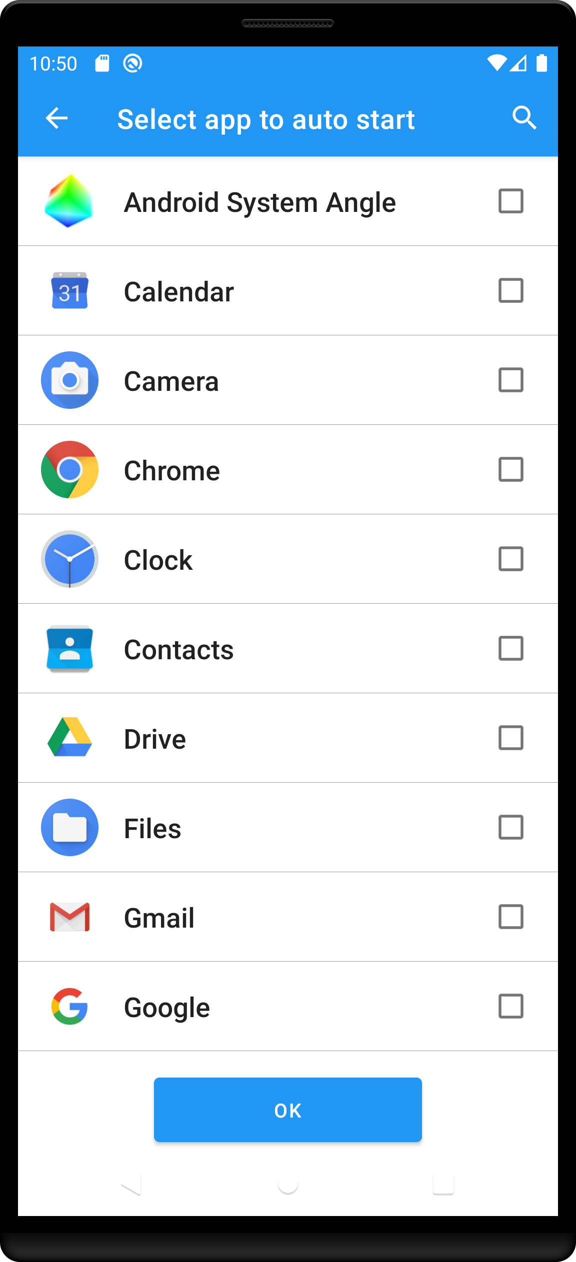 اسکرین شات 4 برنامه Auto Start Manager
