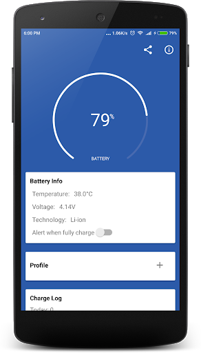 اسکرین شات 1 برنامه Battery Charger - Power Saver
