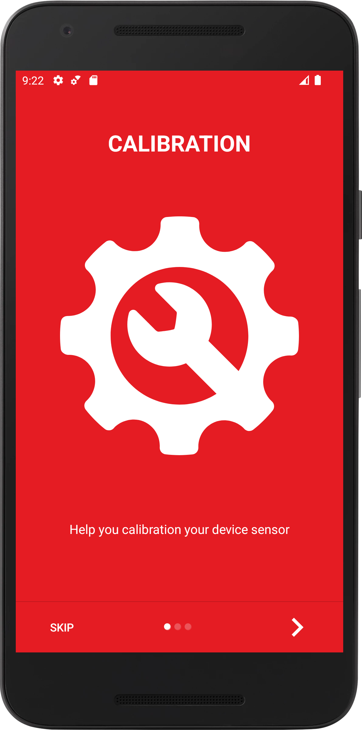 اسکرین شات 1 برنامه Calibration