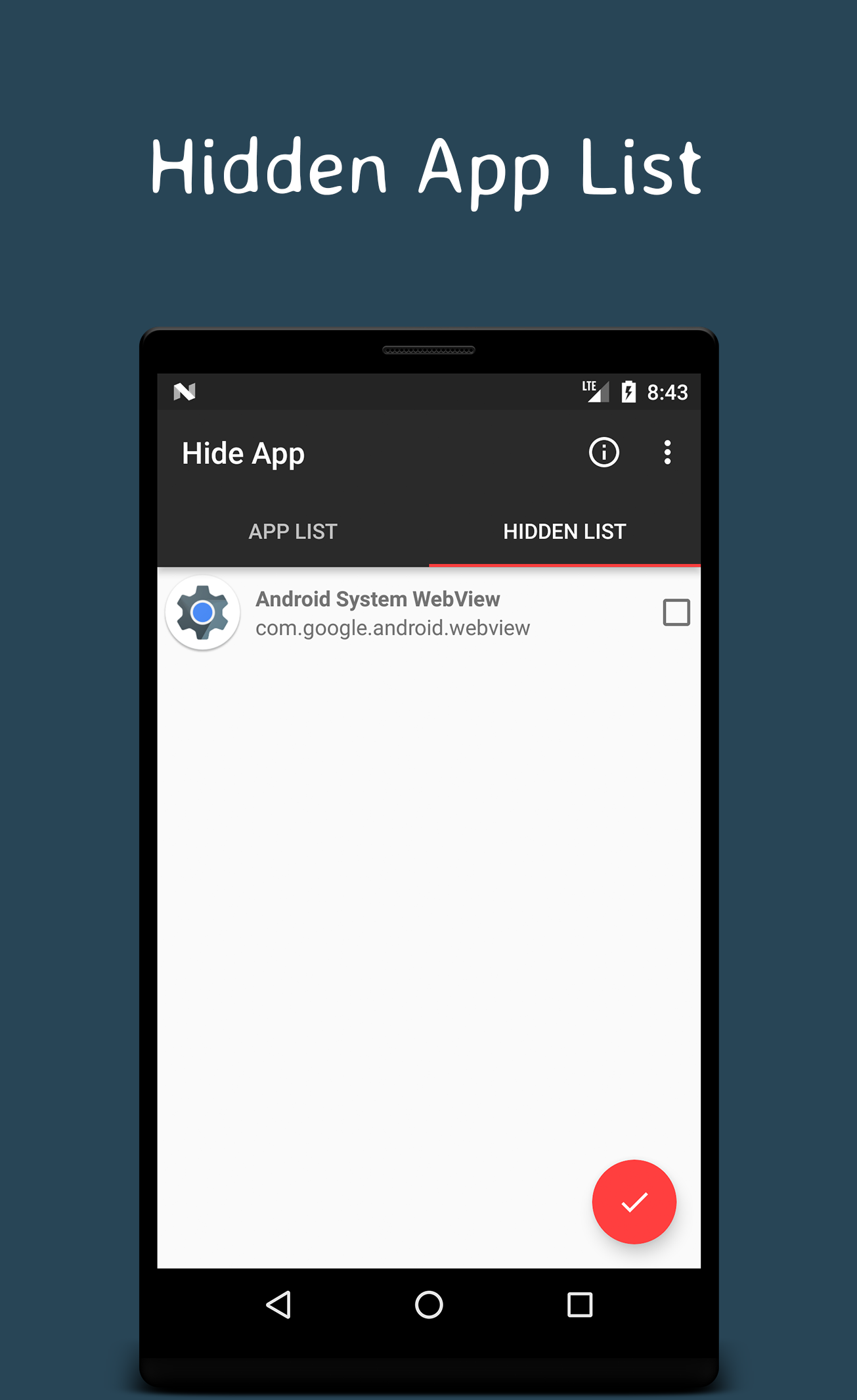 اسکرین شات 6 برنامه Hide App, App Hider Premium