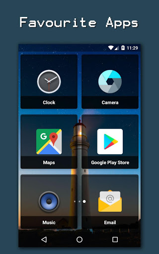 اسکرین شات 3 برنامه Big Launcher - Launcher For Old Age People