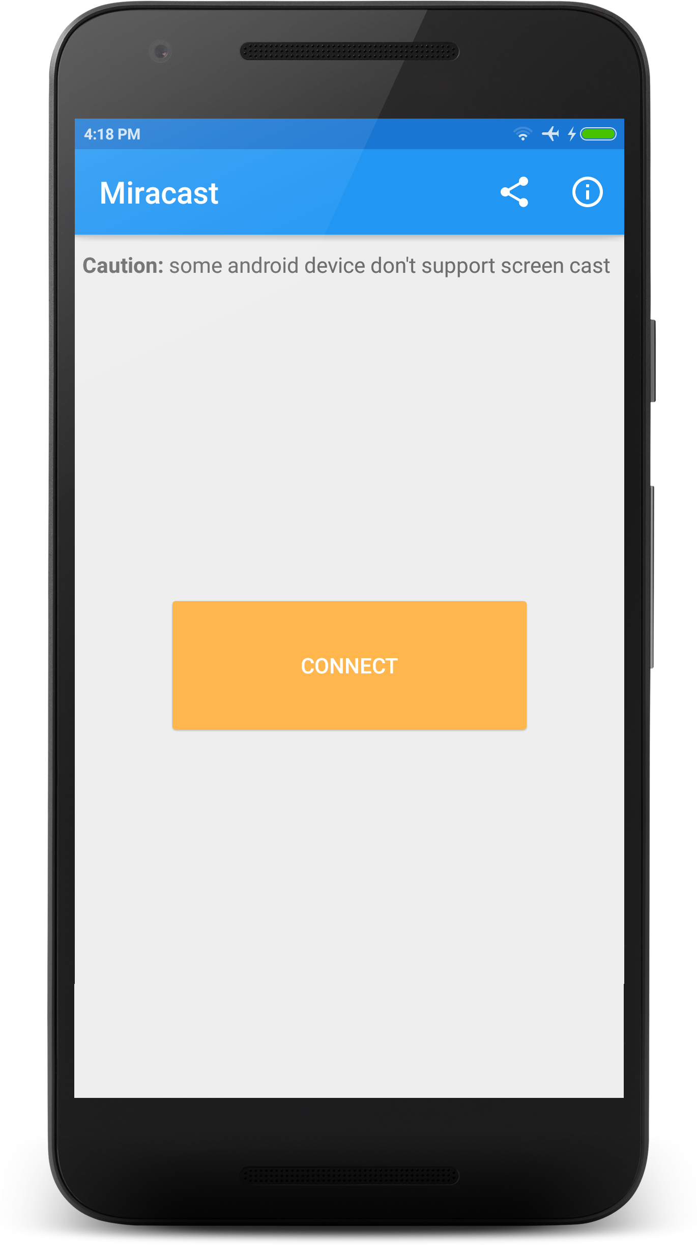 اسکرین شات 4 برنامه Miracast - Wifi Display