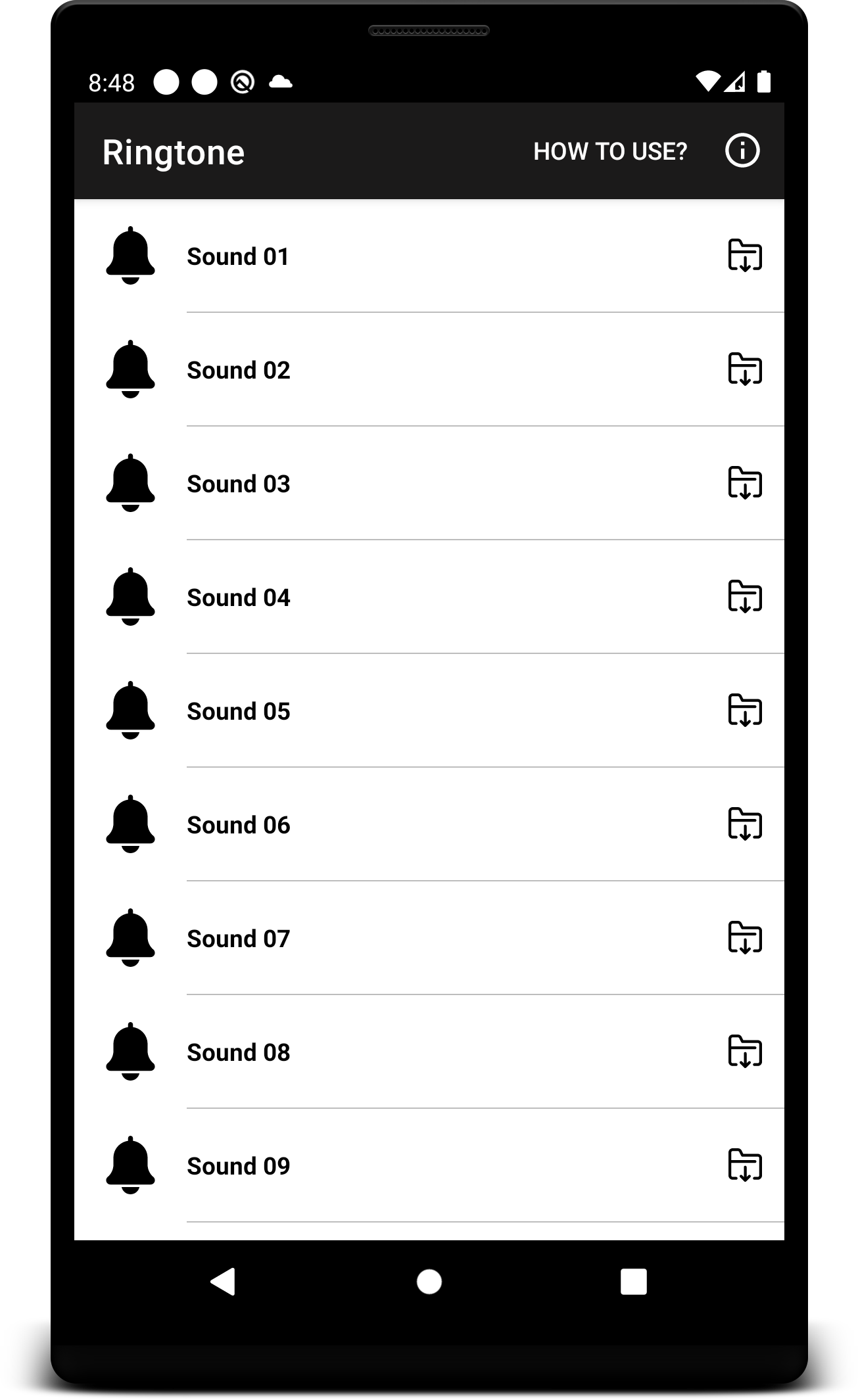 اسکرین شات 3 برنامه Old Phone Ringtones