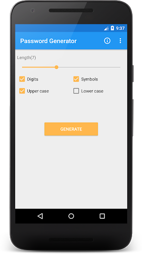 اسکرین شات 3 برنامه Password Generator