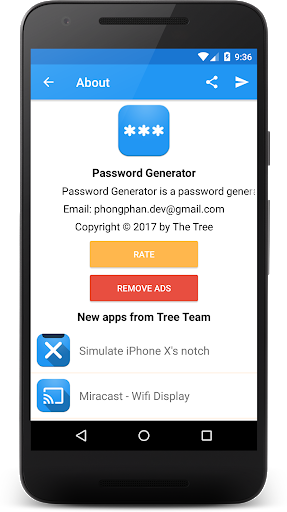 اسکرین شات 4 برنامه Password Generator
