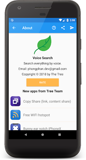 اسکرین شات 8 برنامه Voice search App