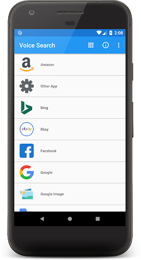 اسکرین شات 5 برنامه Voice search App