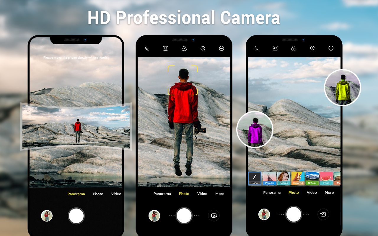 اسکرین شات 1 برنامه Camera for Android