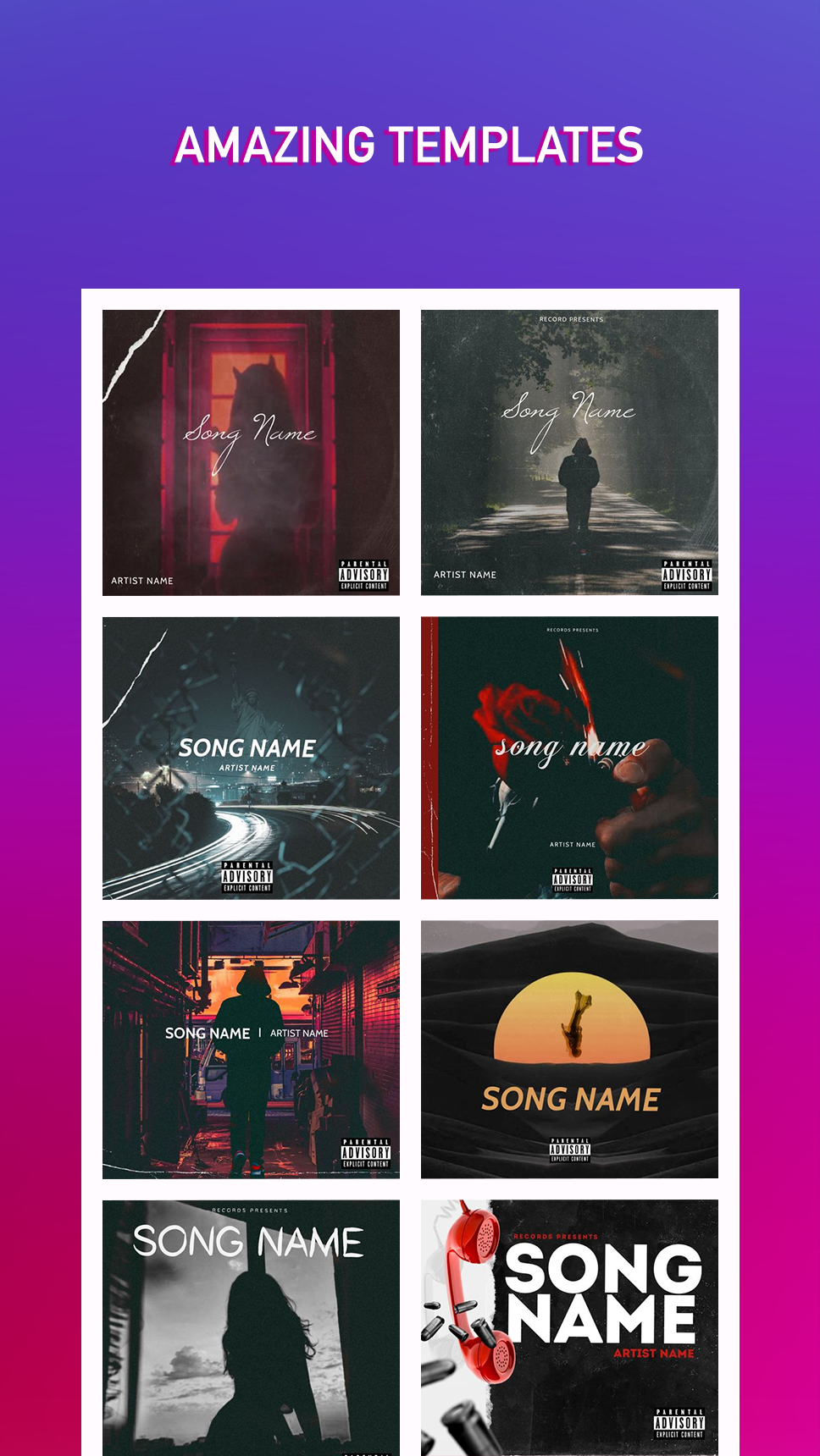 اسکرین شات 6 برنامه Album Cover Maker