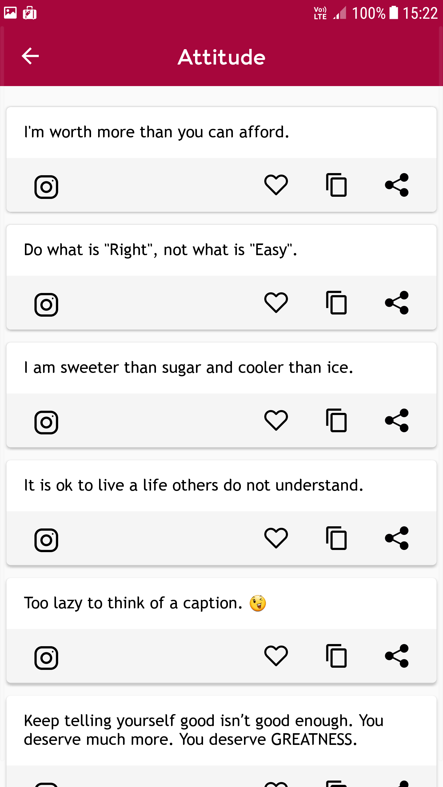 اسکرین شات 4 برنامه Captions for photos