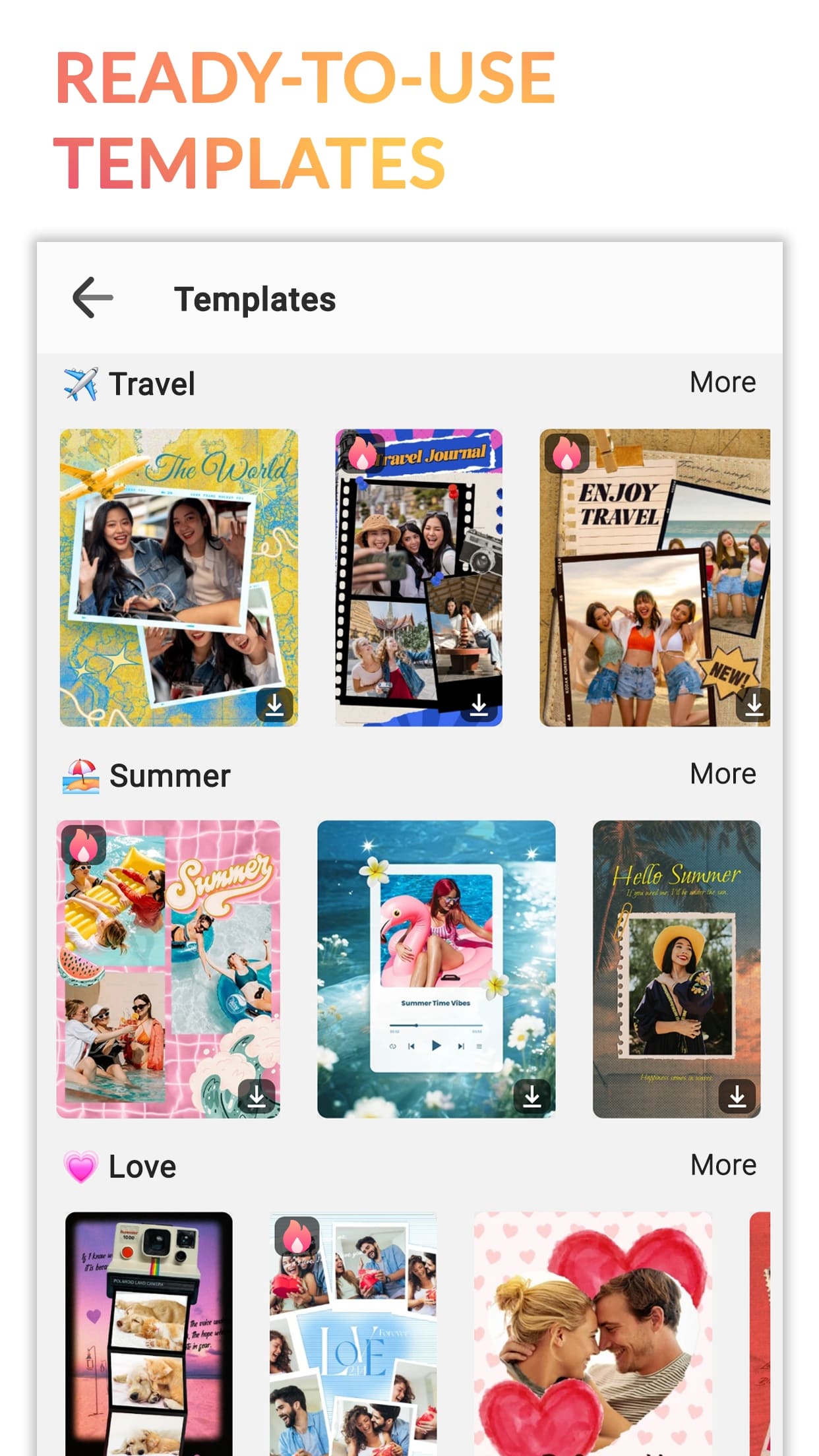 اسکرین شات 2 برنامه Photo Collage Editor & Maker