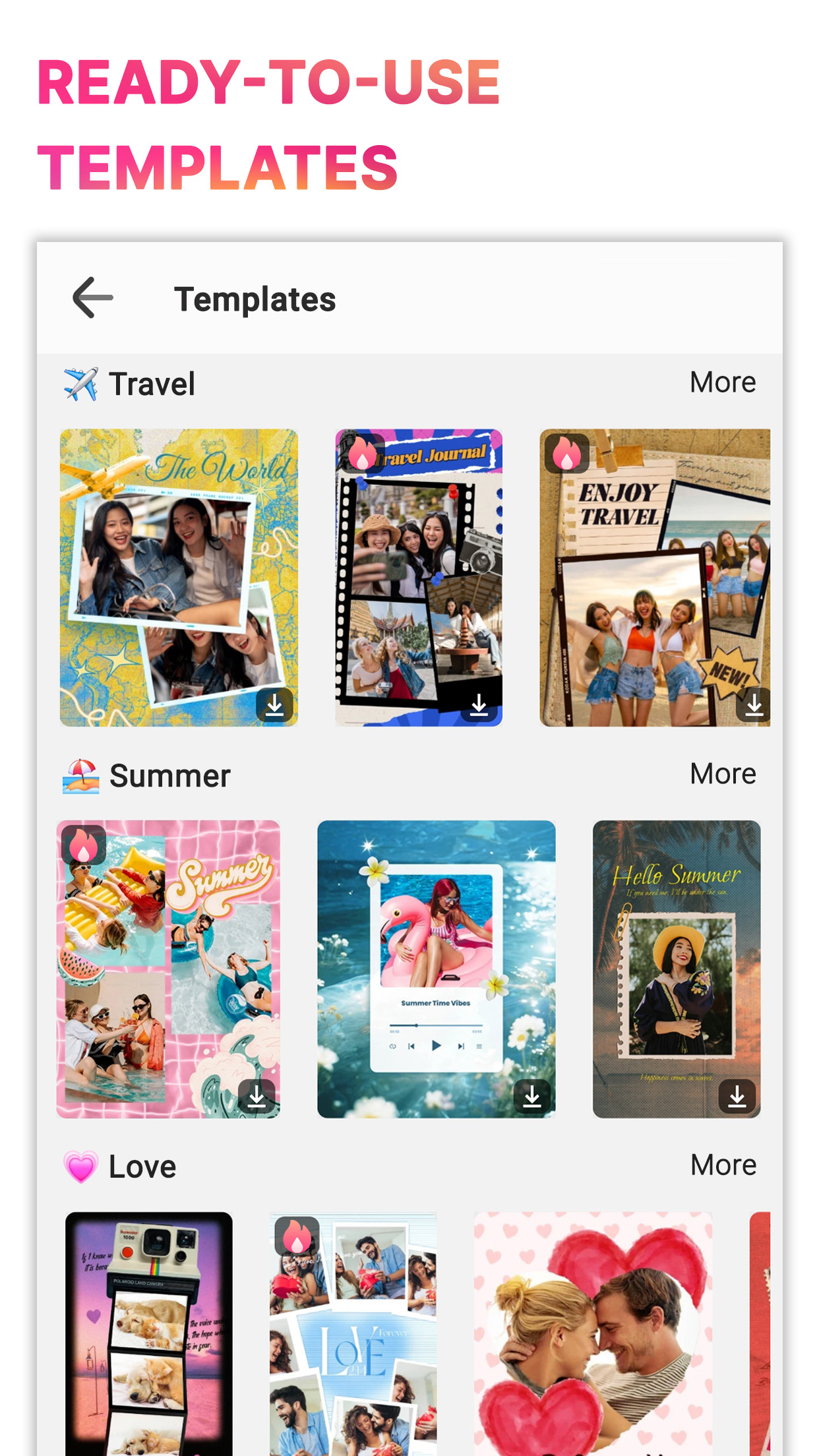 اسکرین شات 2 برنامه Photo Collage Maker & Editor