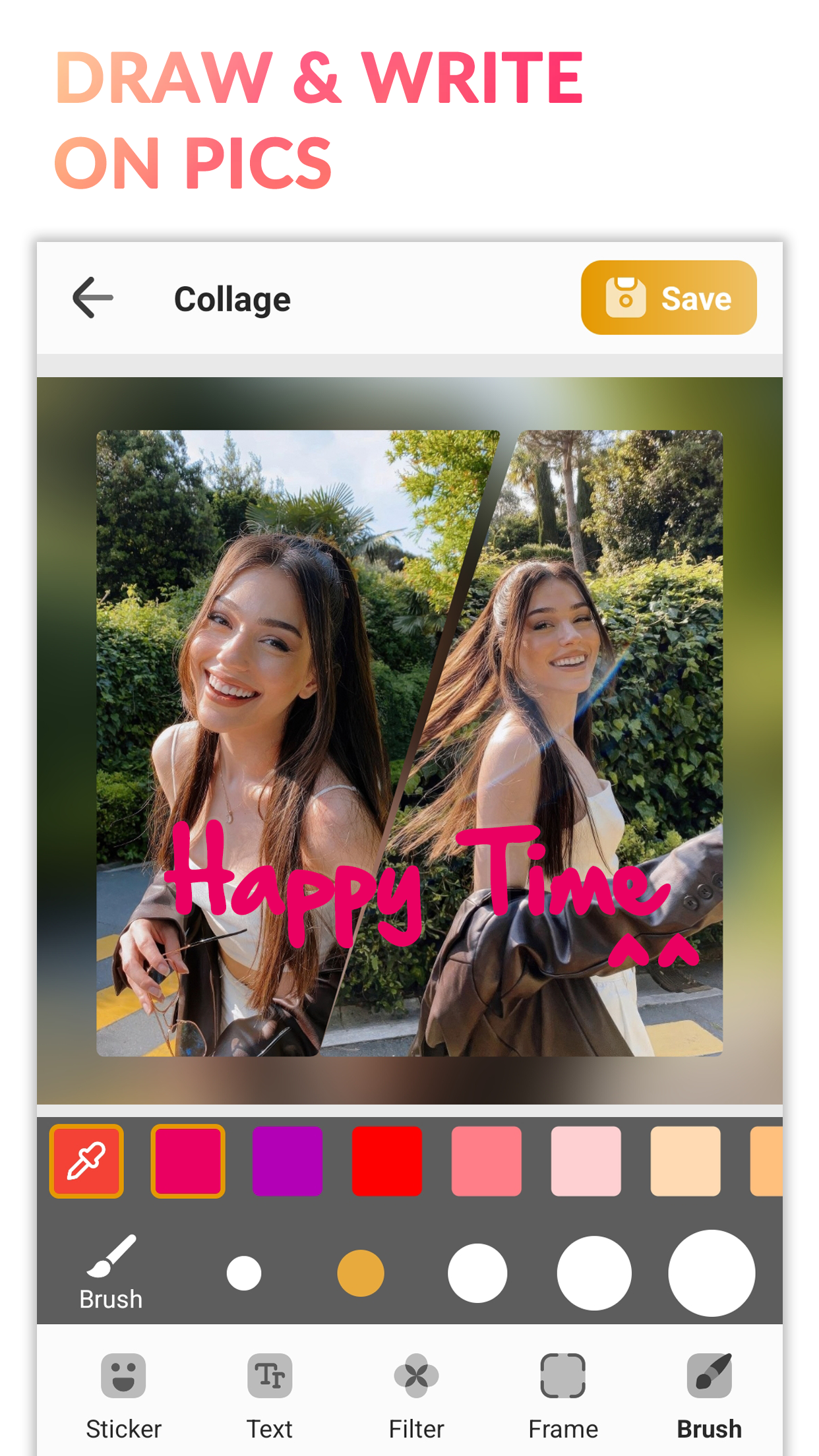 اسکرین شات 6 برنامه Photo Collage Editor & Maker