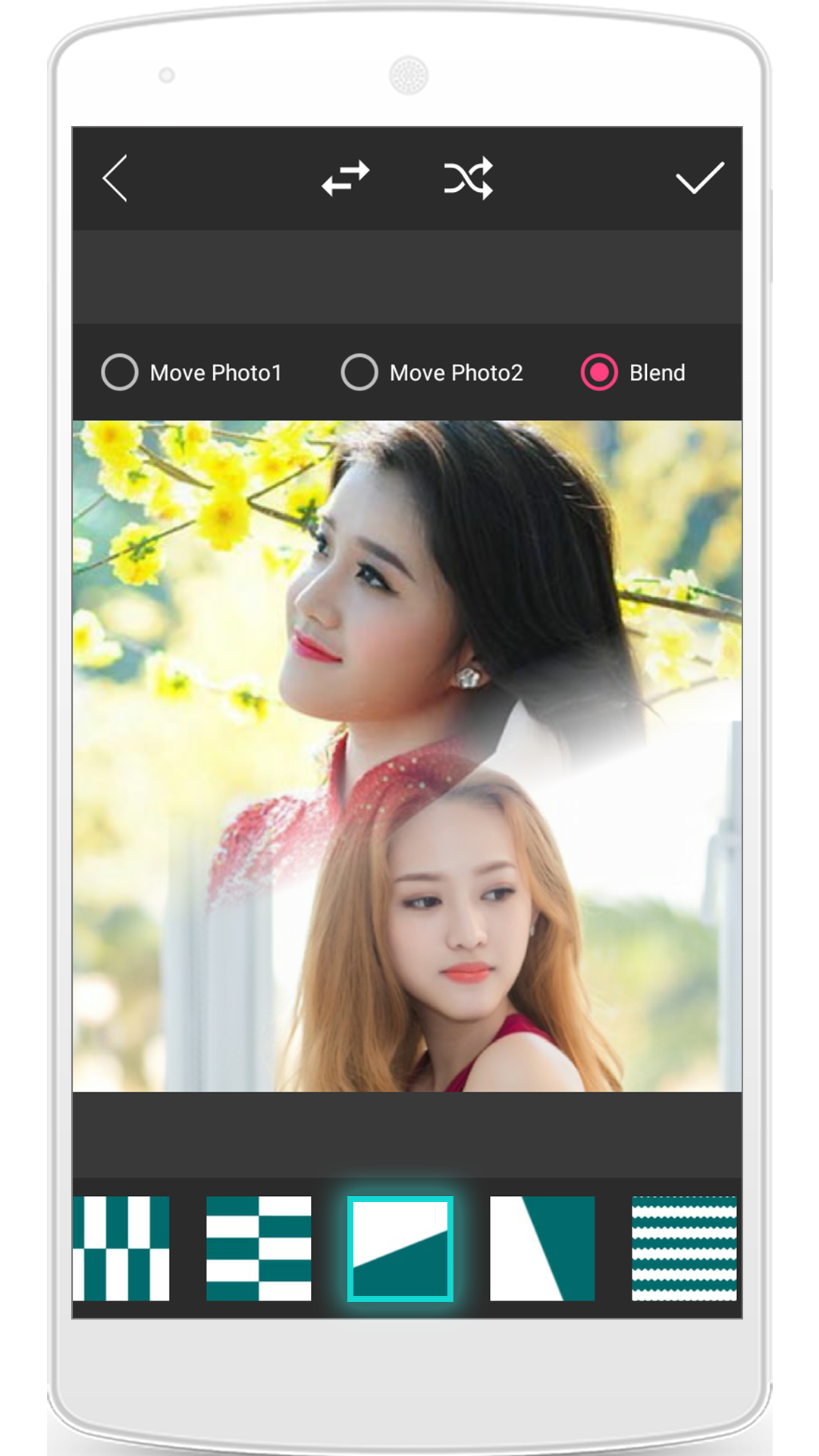 اسکرین شات 4 برنامه Photo blend