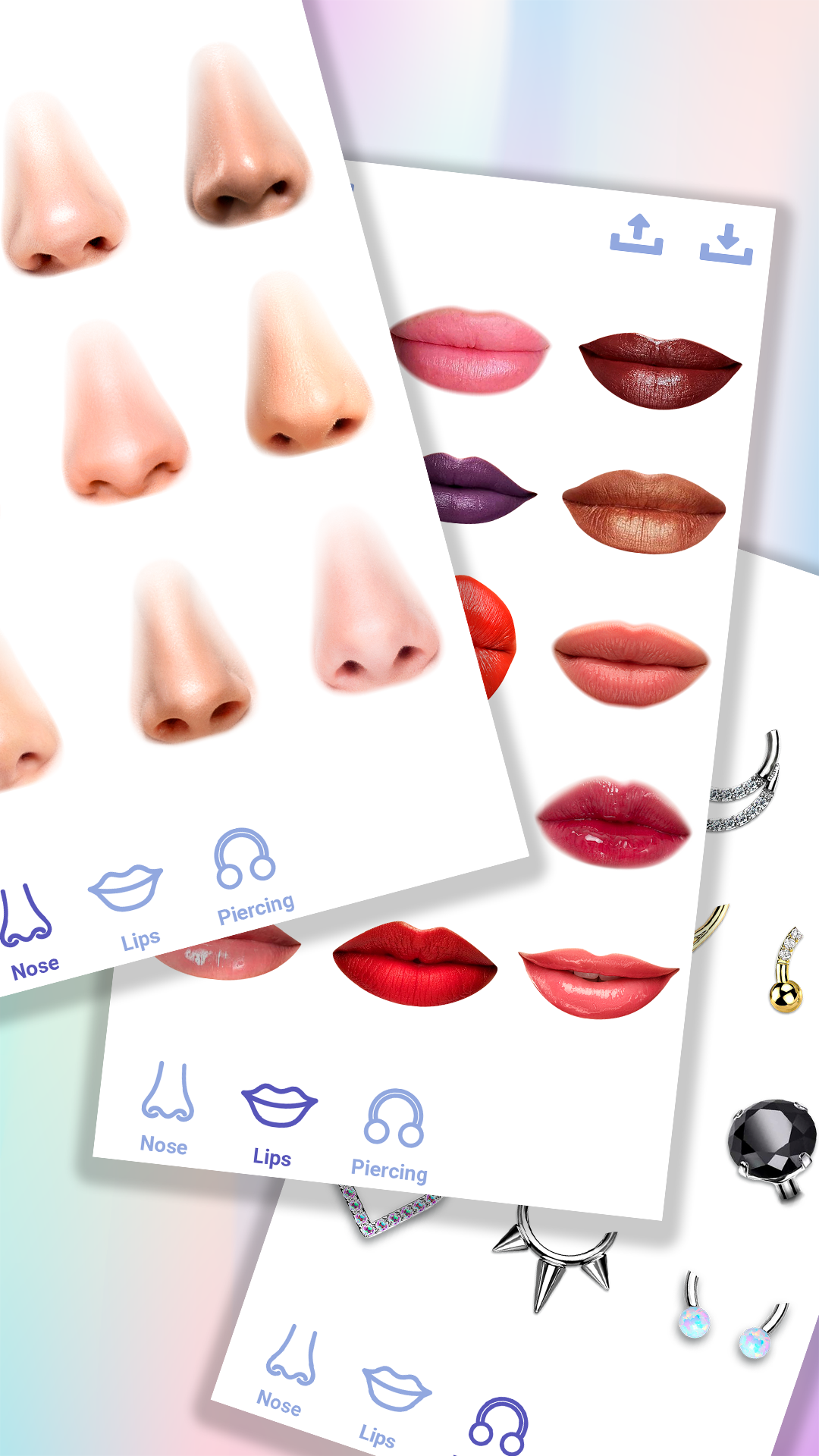 اسکرین شات 4 برنامه Rhinoplasty App: Nose Editor