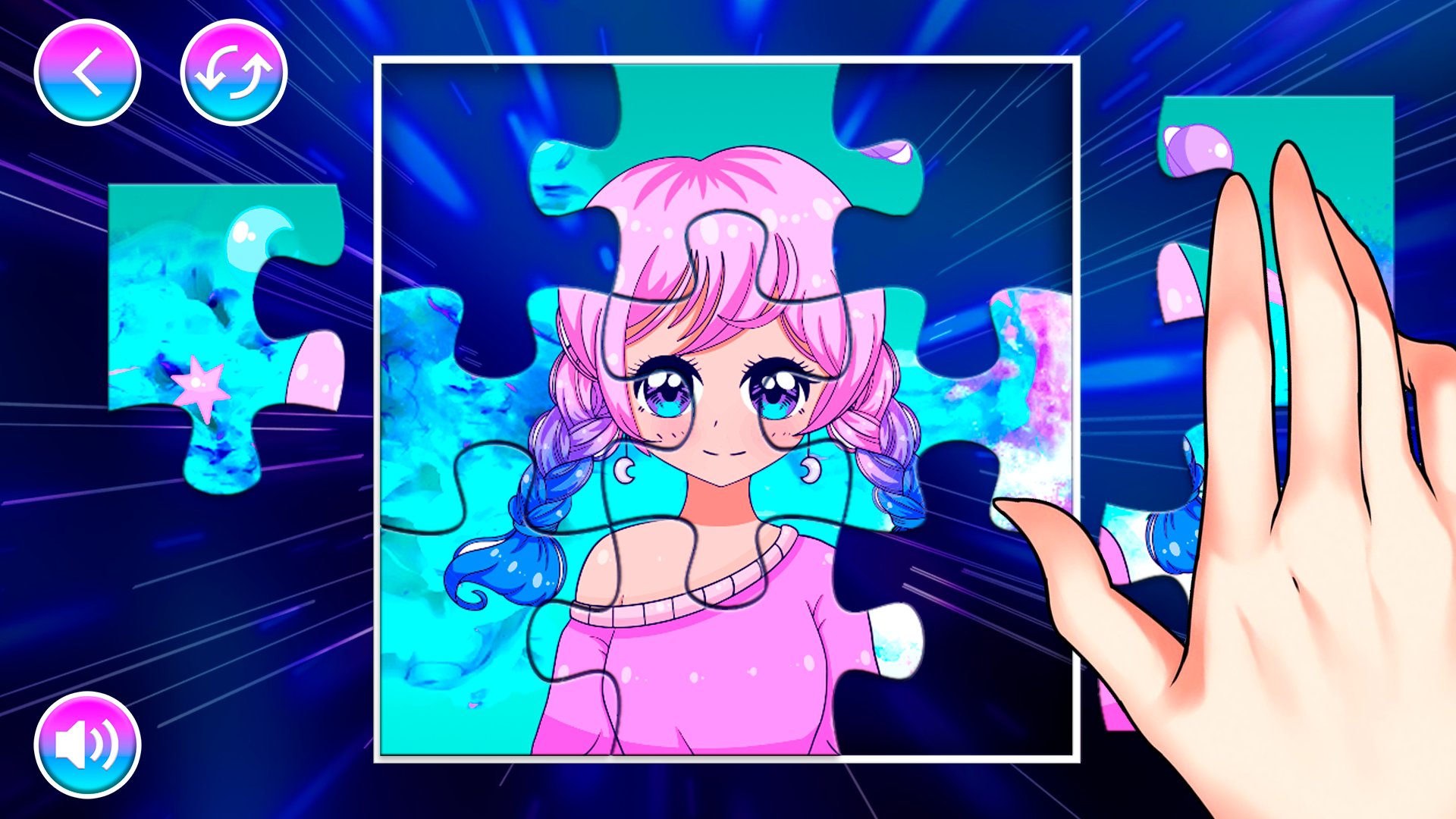 اسکرین شات 4 بازی Anime Jigsaw Puzzle: Girl Game