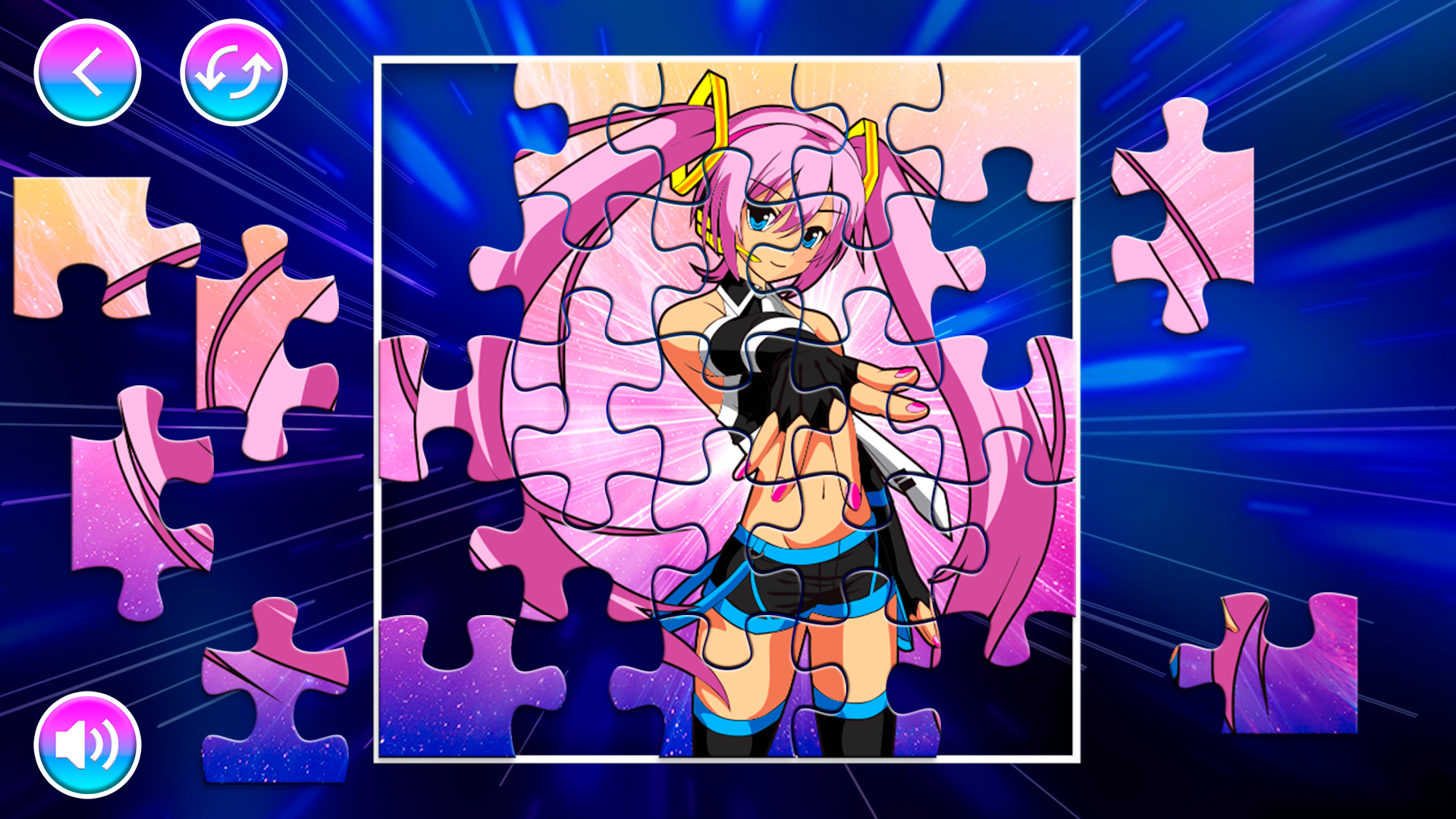 اسکرین شات 5 بازی Anime Jigsaw Puzzle: Girl Game
