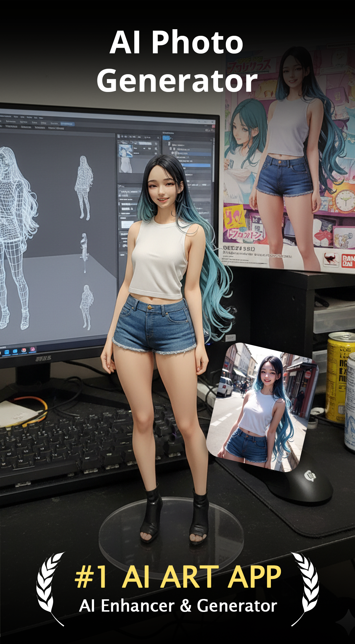 اسکرین شات 4 برنامه AI Photo Enhancer & Generator