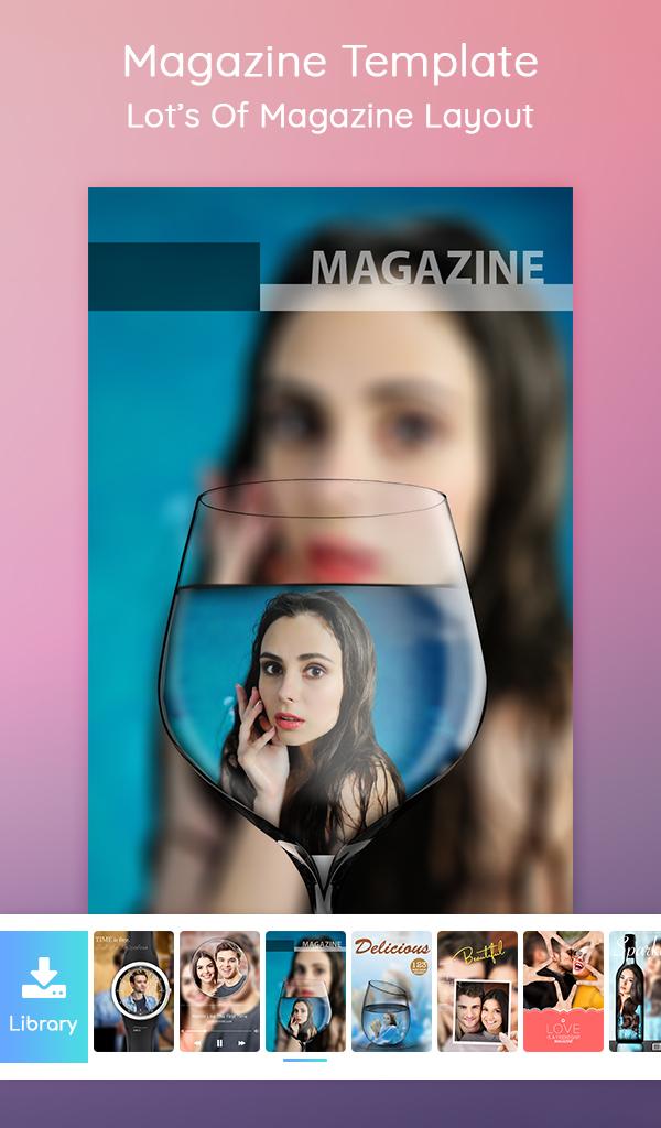 اسکرین شات 3 برنامه Photo PIP & Photo Editor
