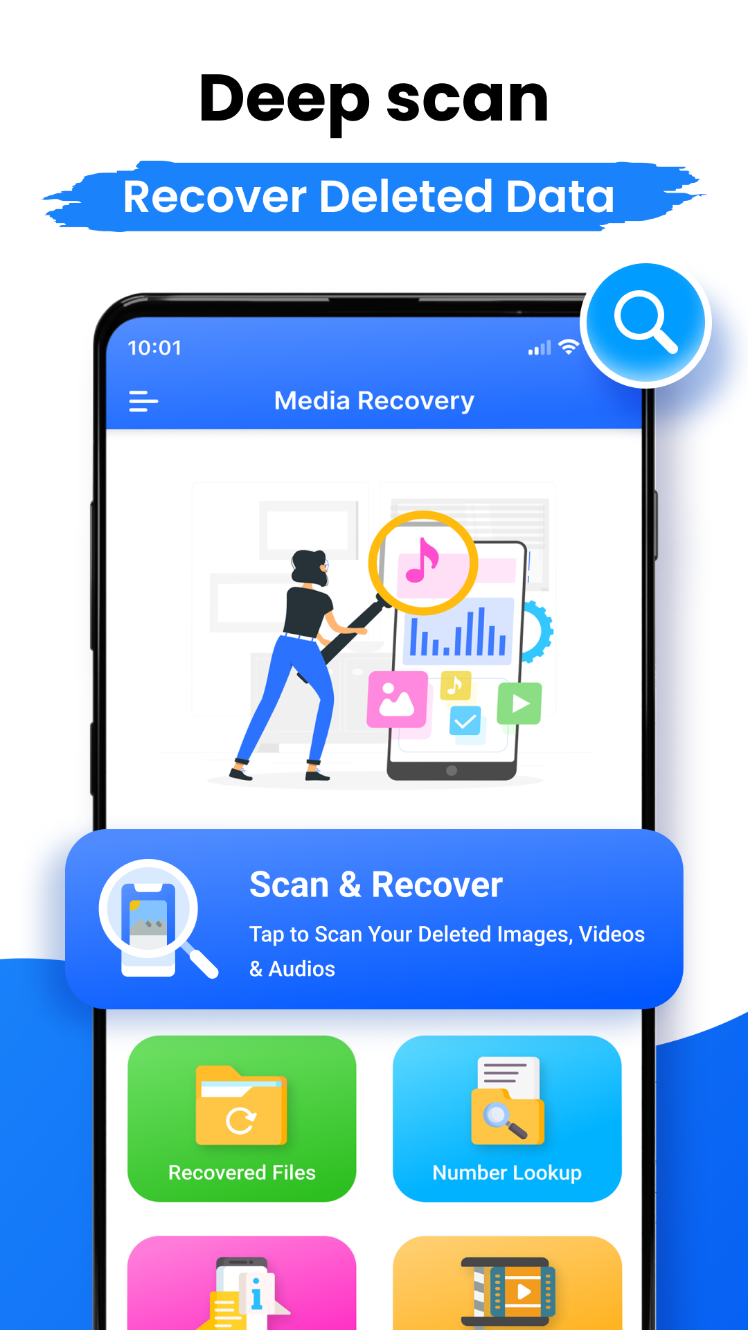 اسکرین شات 2 برنامه Photo Recovery App, Deleted