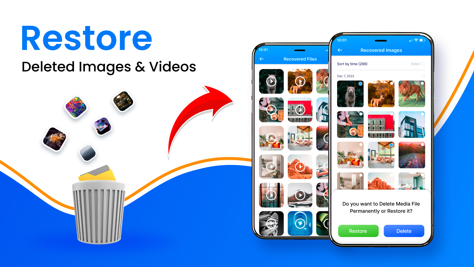 اسکرین شات 1 برنامه Photo Recovery App, Deleted