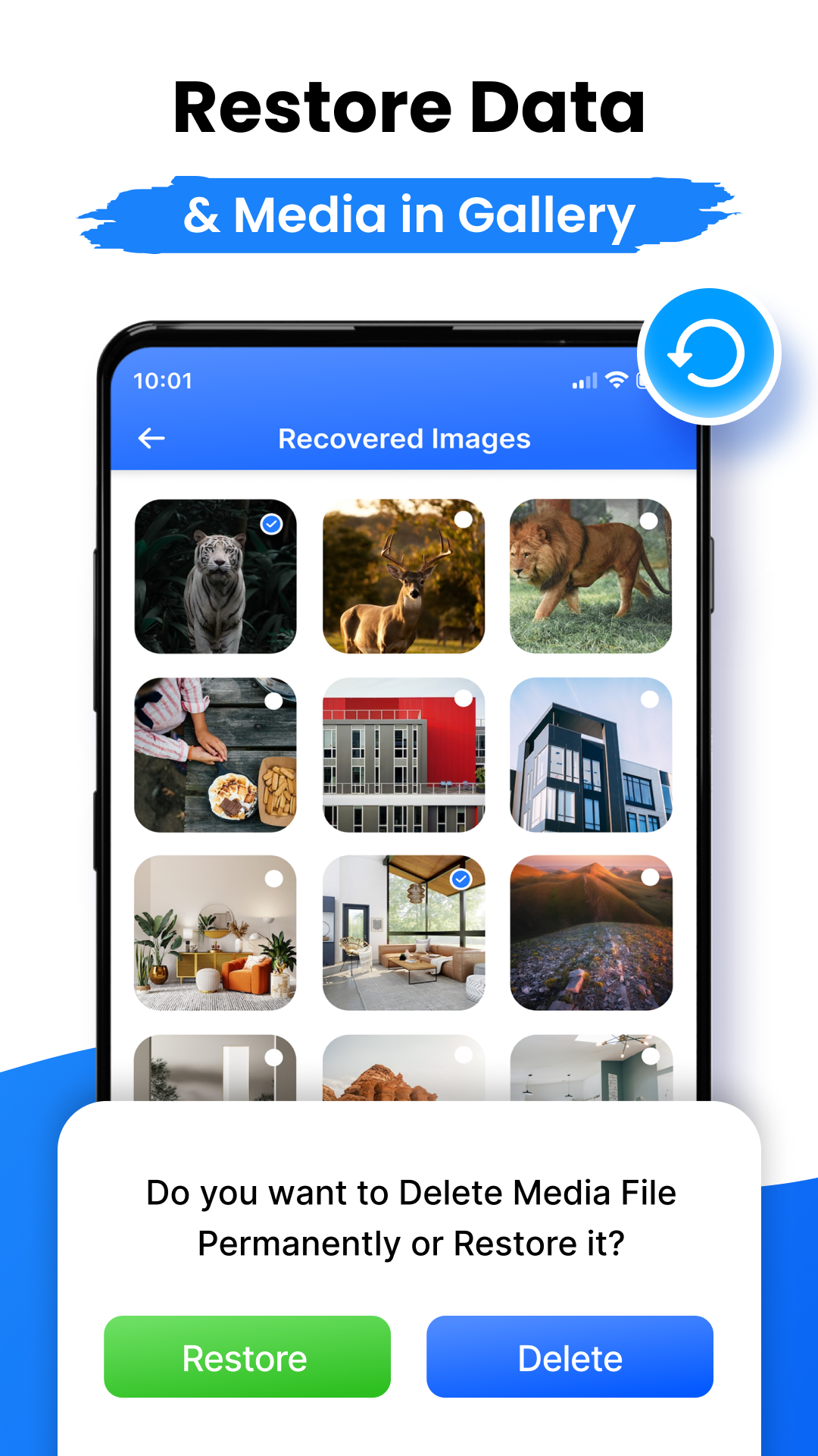 اسکرین شات 4 برنامه Photo Recovery App, Deleted