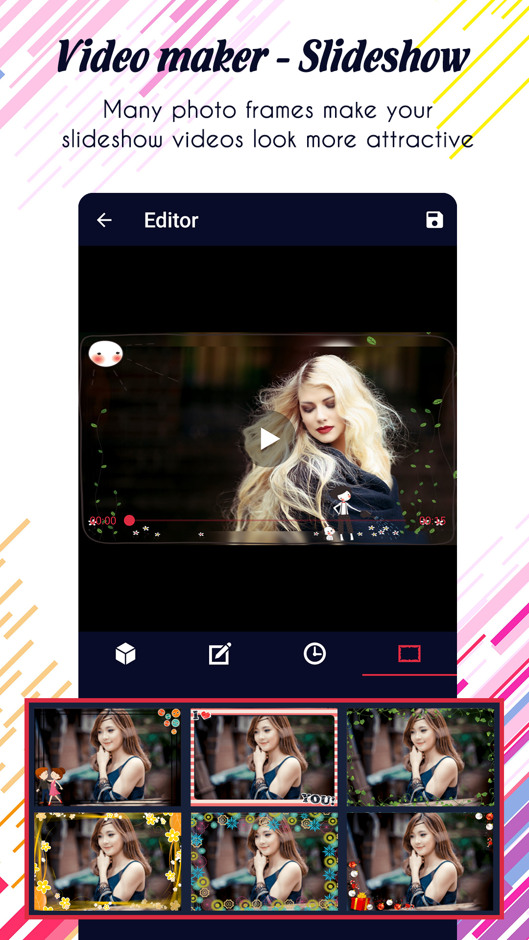 اسکرین شات 8 برنامه Photo video maker