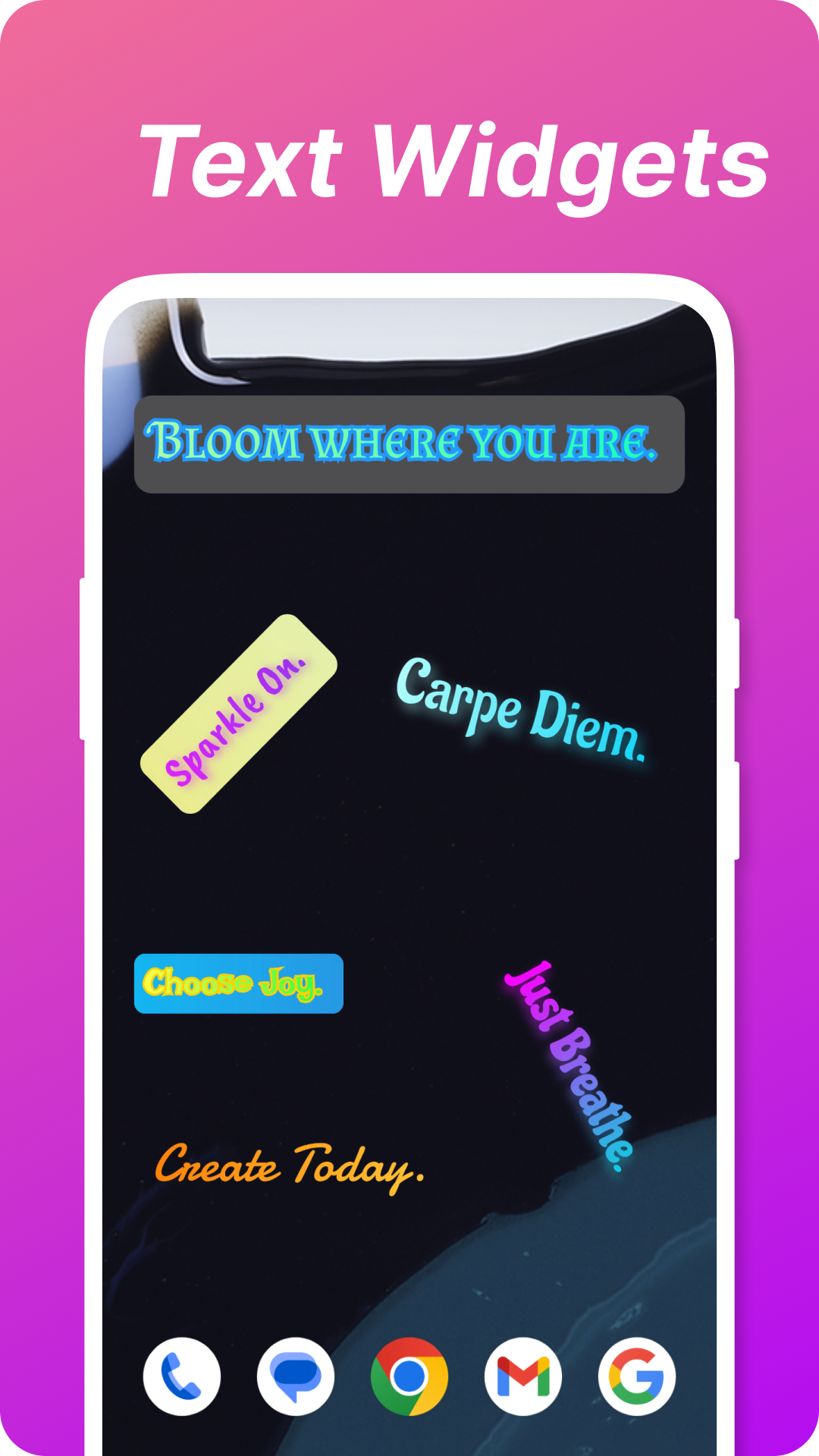 اسکرین شات 4 برنامه Gif Widget & Photo Widget