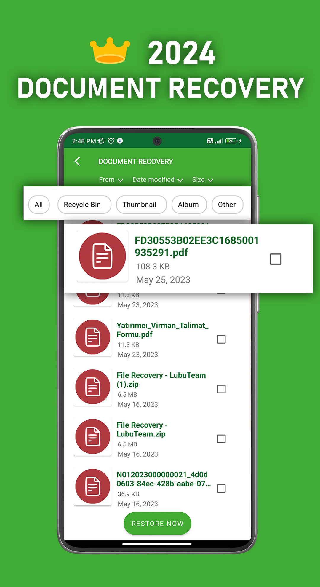 اسکرین شات 6 برنامه DS - Recover Data Deleted