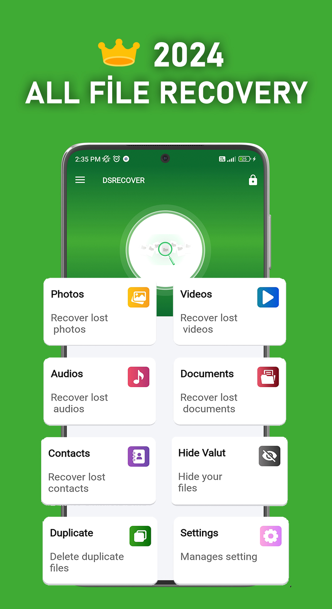 اسکرین شات 1 برنامه DS - Recover Data Deleted