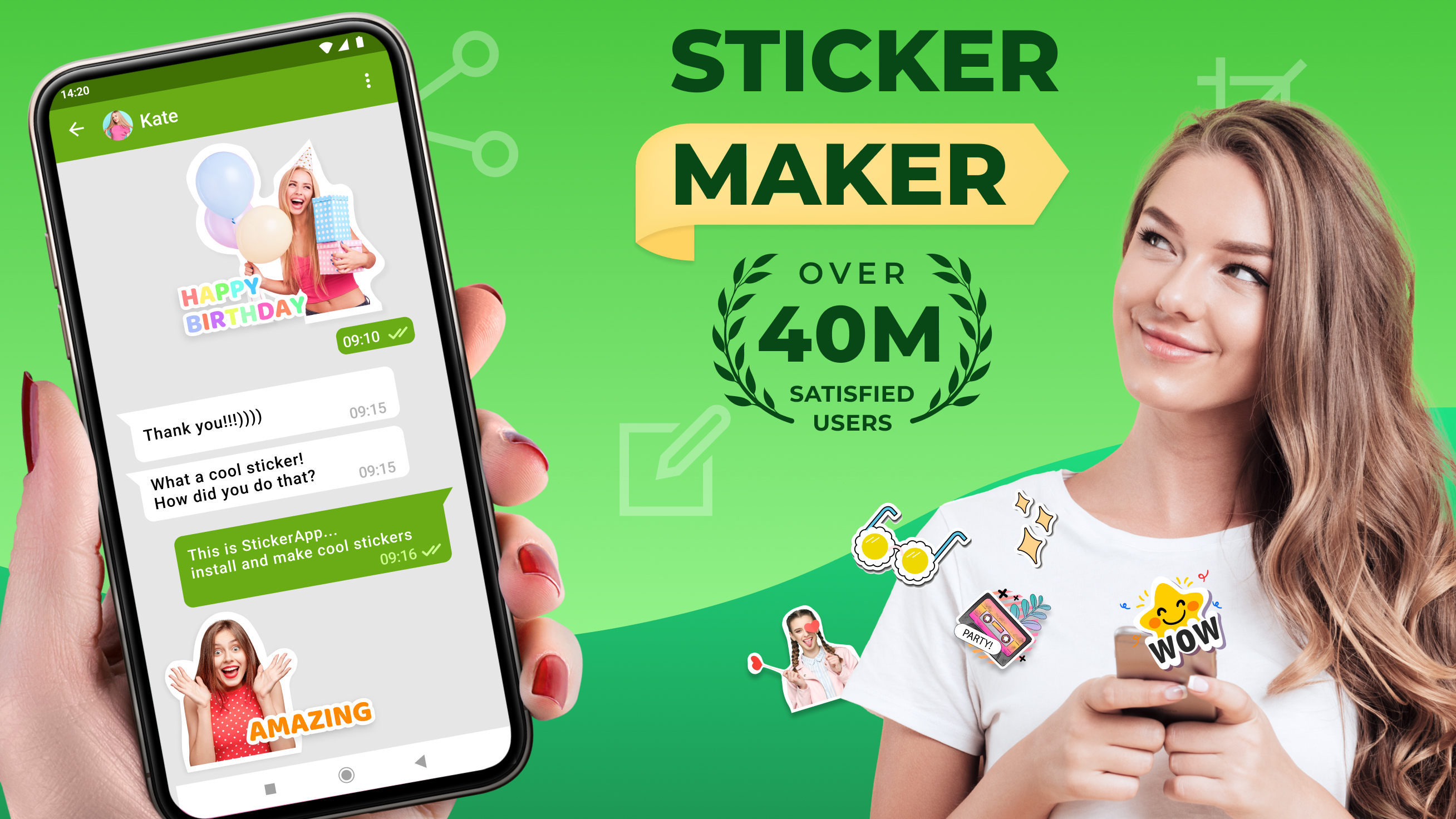 اسکرین شات 7 برنامه Sticker Maker - WAStickers