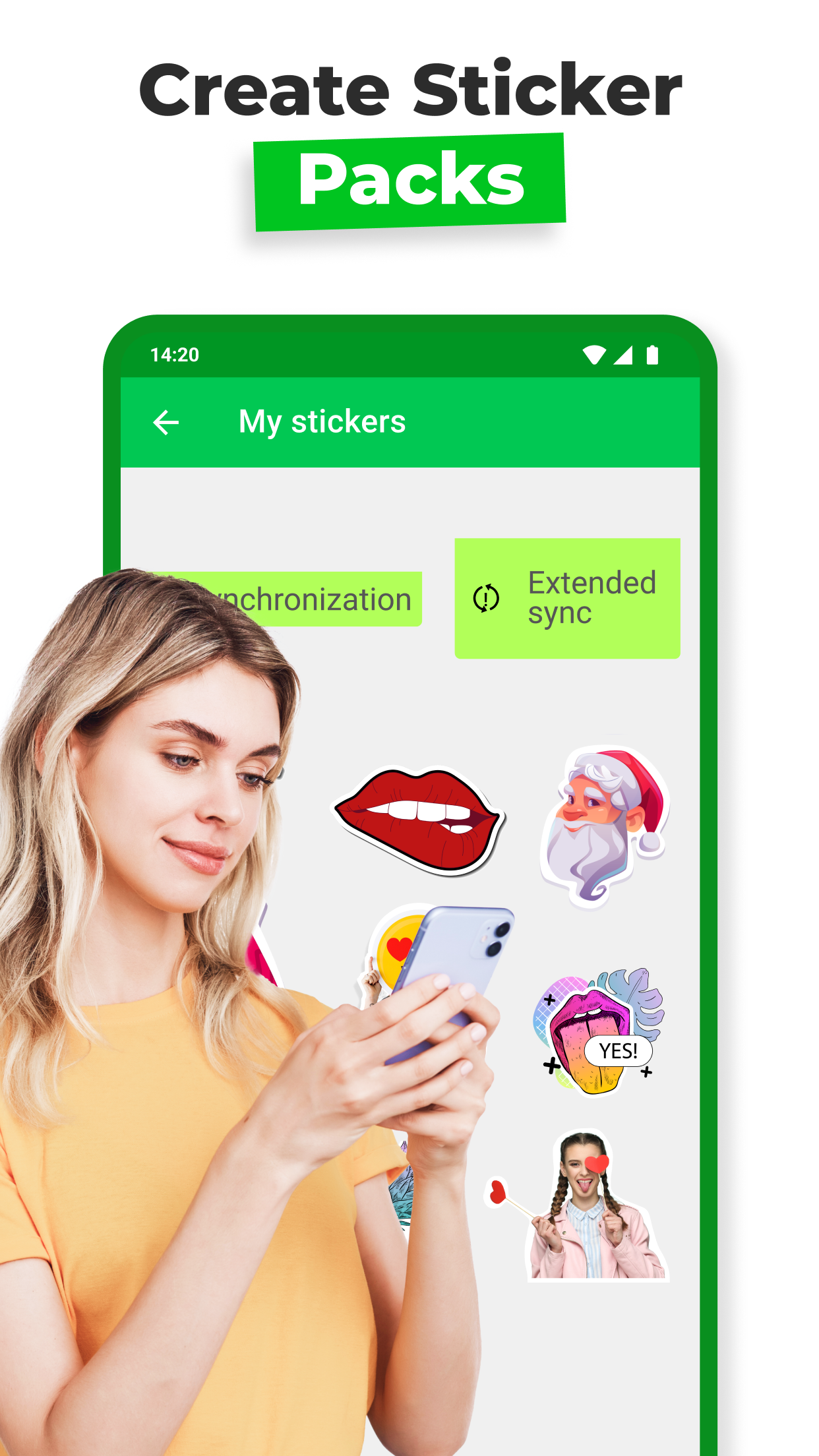 اسکرین شات 4 برنامه Sticker Maker - WAStickers