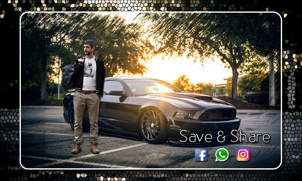 اسکرین شات 4 برنامه Car Photo Frames