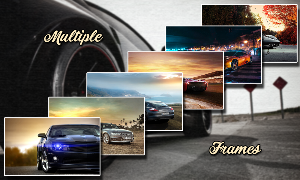 اسکرین شات 1 برنامه Car Photo Frames