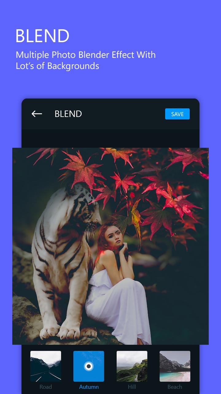 اسکرین شات 2 برنامه Blend Collage - Photo Mixer