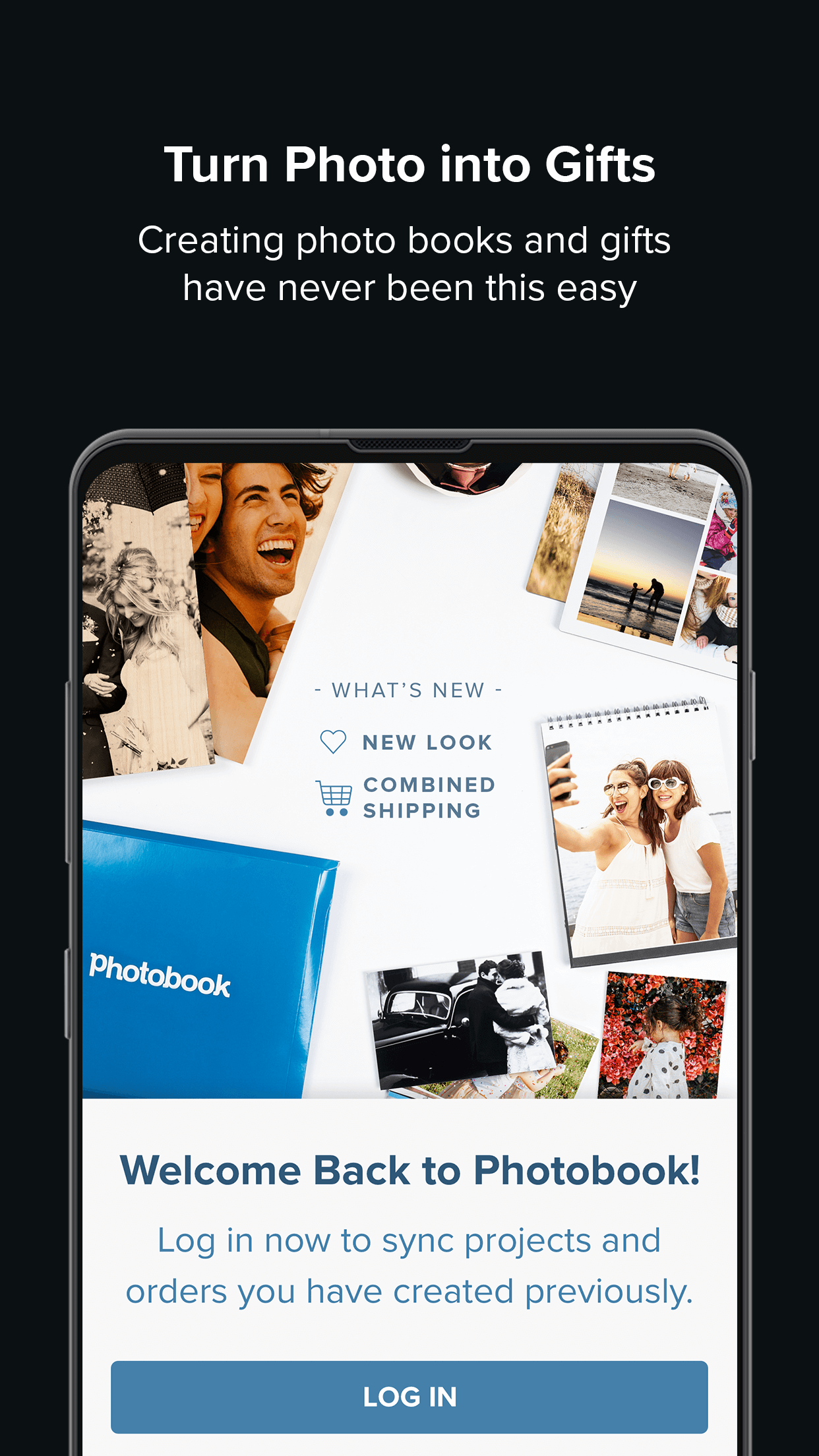 اسکرین شات 1 برنامه Photobook: Shop Gifts & Prints