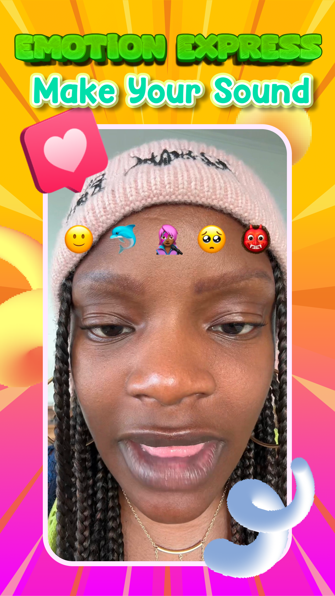 اسکرین شات 4 برنامه Funmoji - Funny Face Filters