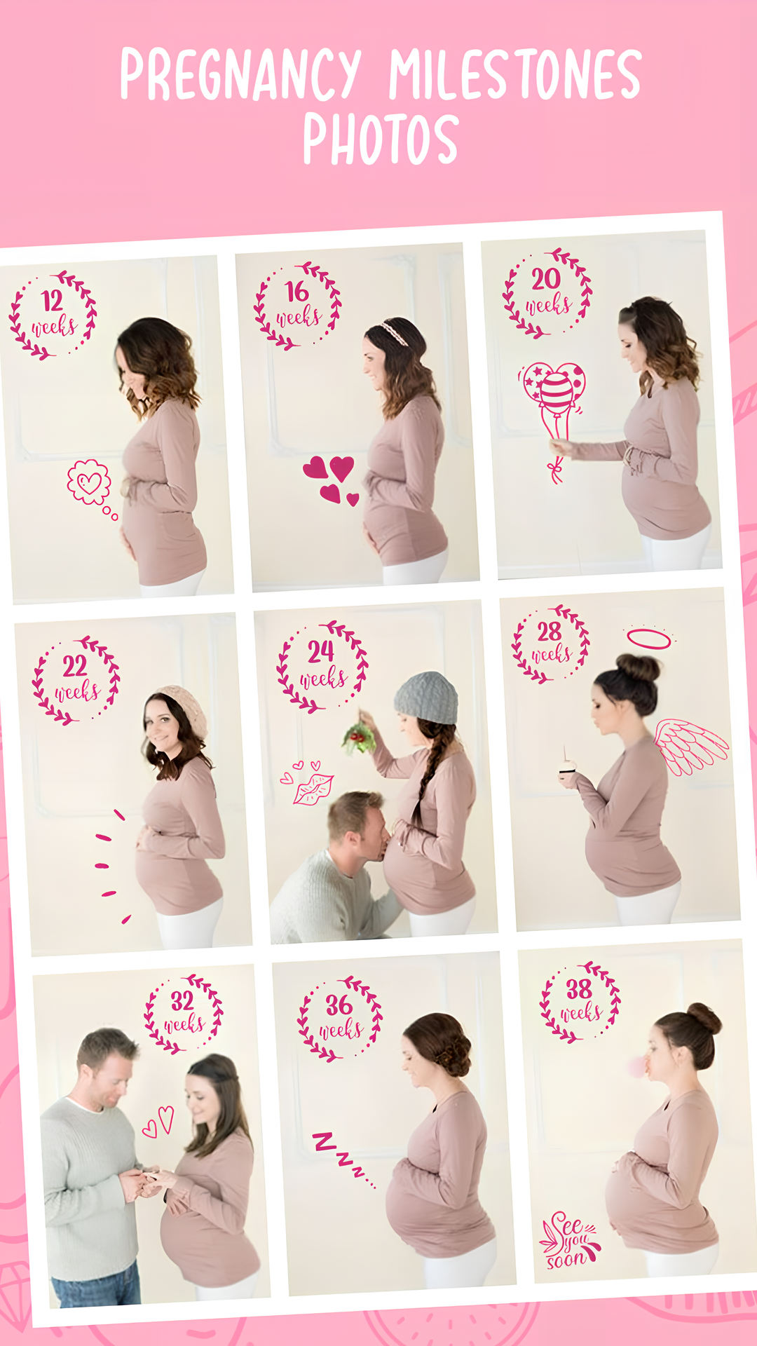اسکرین شات 7 برنامه Pregnancy & Baby Photo Editor