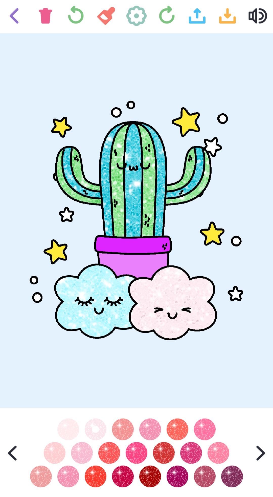 اسکرین شات 2 بازی Kawaii Game Coloring Book