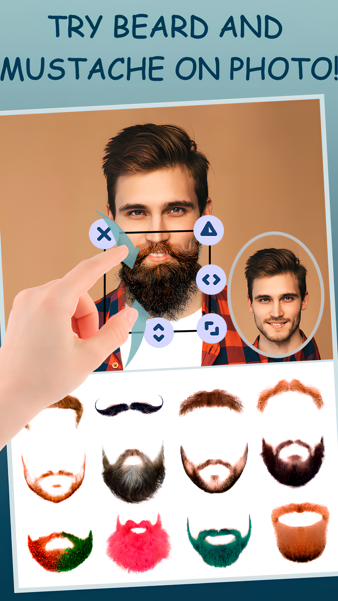 اسکرین شات 2 برنامه Boy Makeup App: Man Hairstyle
