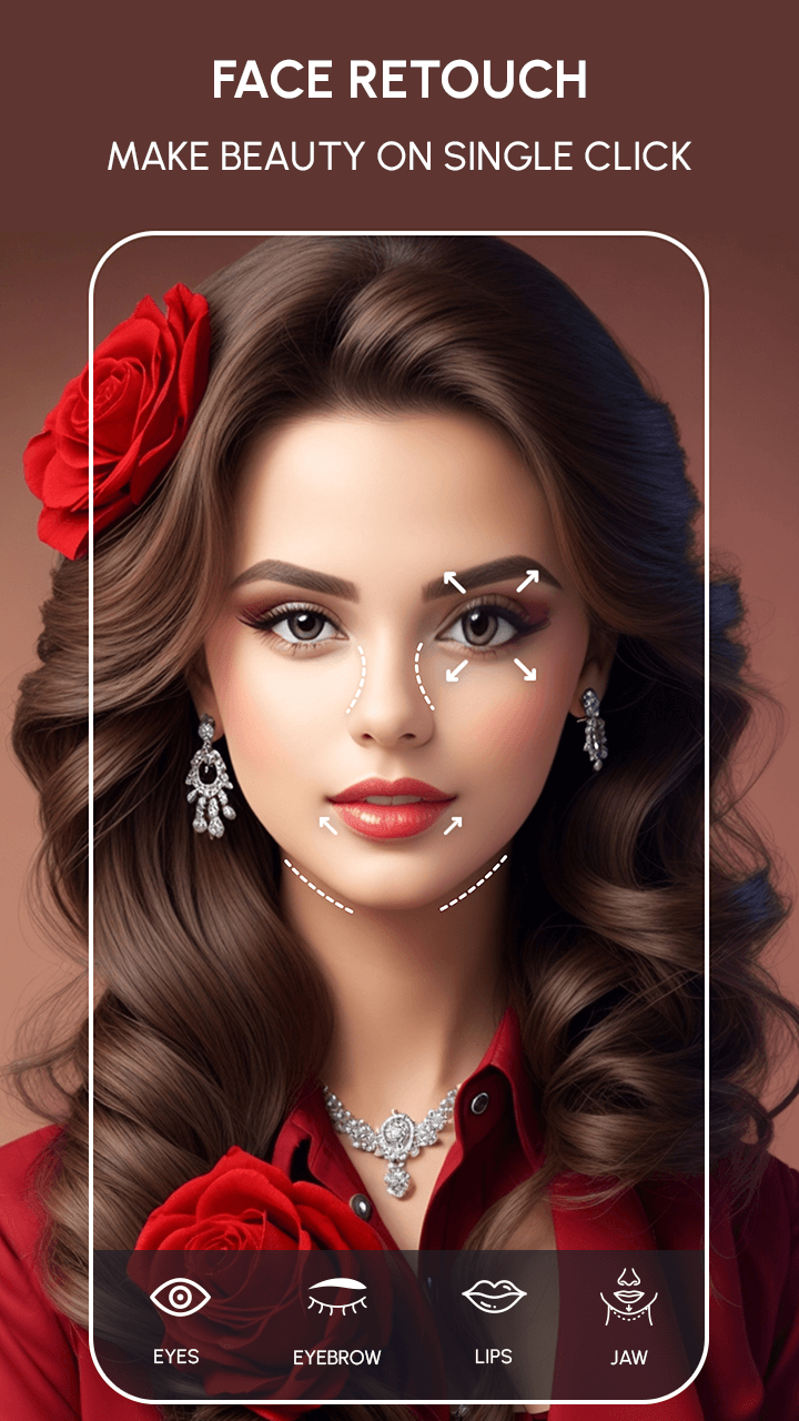 اسکرین شات 2 برنامه Beautify: Beauty makeup editor