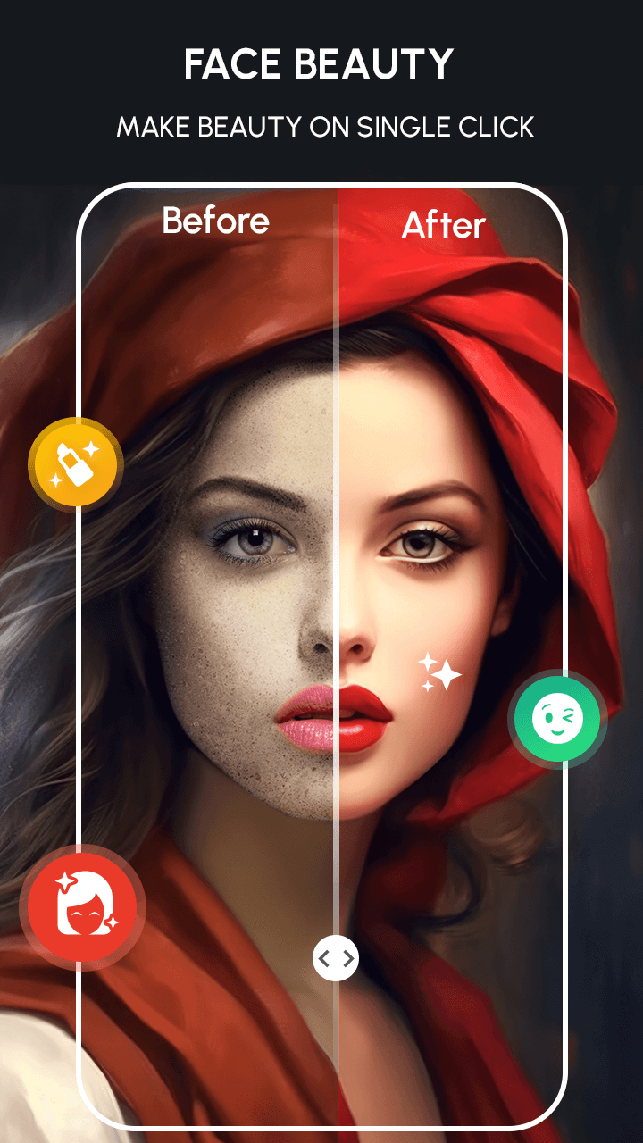 اسکرین شات 1 برنامه Beautify: Beauty makeup editor