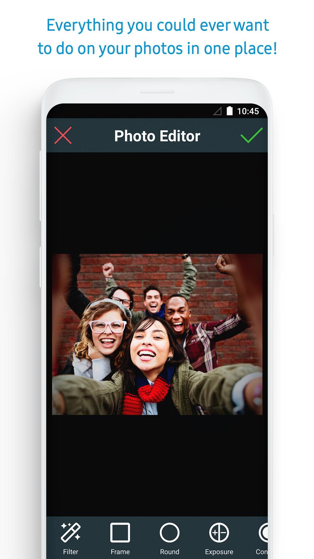 اسکرین شات 1 برنامه Photo Editor for Android™